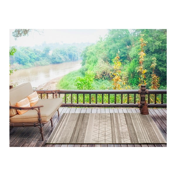 Sivo-bež vanjski tepih Universal Libra Grey Puzzo, 160 x 230 cm-image-2