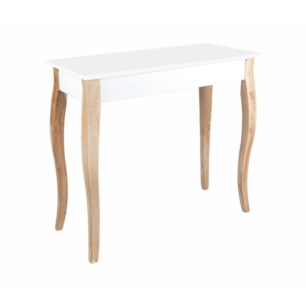 Bijeli toaletni stolić sa zrcalom Ragaba Dressing Table, duljine 85 cm-image-3