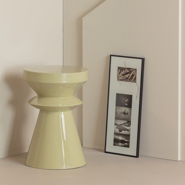 Metalni okrugao pomoćni stol ø 30 cm Fedde – WOOOD-image-1