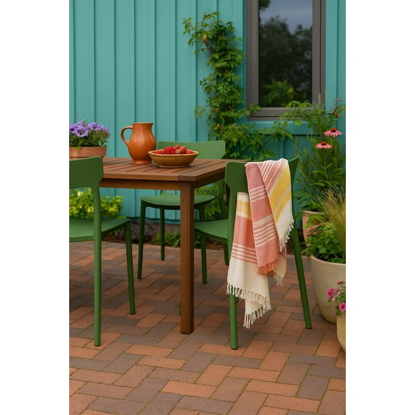 Zelena plastična vrtna stolica Biá – Bonami Essentials-image-1