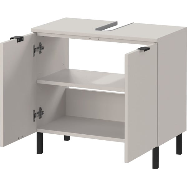 Krem ormarić za ispod umivaonika 60x56 cm Arcena – Germania-image-3