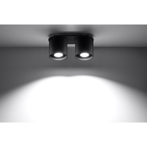 Crna stropna lampa Sollux Roda-image-4
