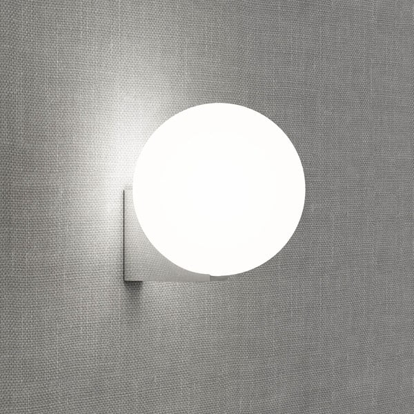 Zidna svjetiljka u srebrnoj boji SULION Obi, ø 15 cm-image-2