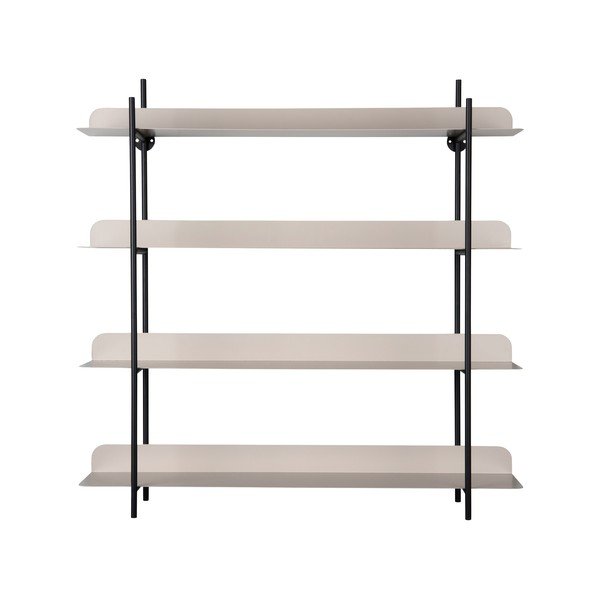 Crna/siva metalna polica s više razina 60 cm Reina Cuatro – PT LIVING-image-2