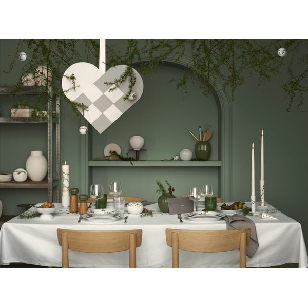 Bijeli viseći ukras od keramike Kähler Design Cone, visina 14,5 cm-image-2