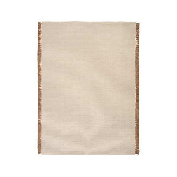 Krem ručno rađen tepih od mješavine pamuka 200x300 cm Channa – Jotex