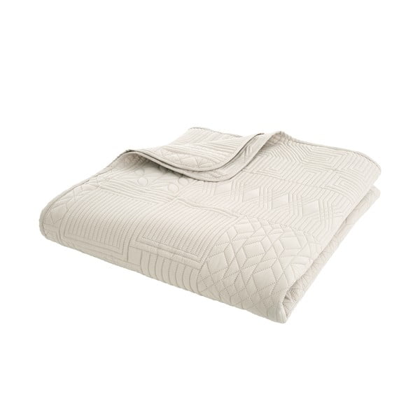 Bež prošiven prekrivač 220x230 cm Folkstone Geo – Catherine Lansfield