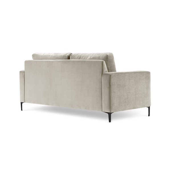 Bež baršunasta sofa Kooko Home Harmony, 158 cm-image-3