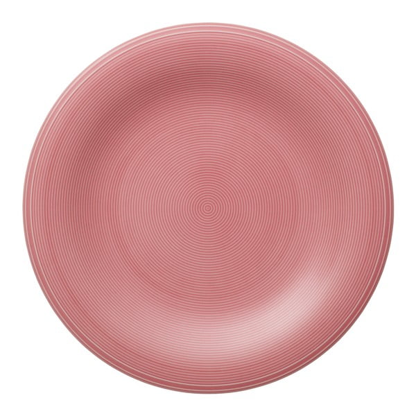 Ružičasti porculanski tanjur Like by Villeroy &amp; Boch Group, 28,5 cm