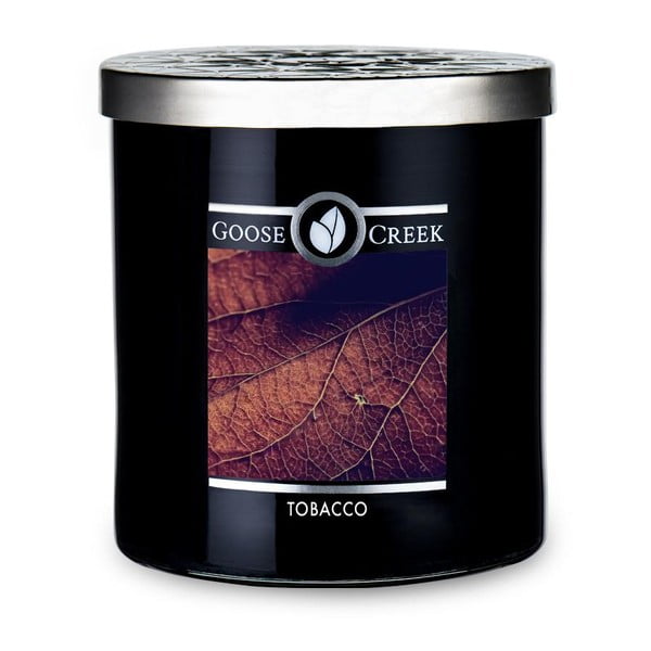 Mirisna svijeća u staklenoj posudi Goose Creek Men&#39;s Collection Tobacco, 50 sati gorenja