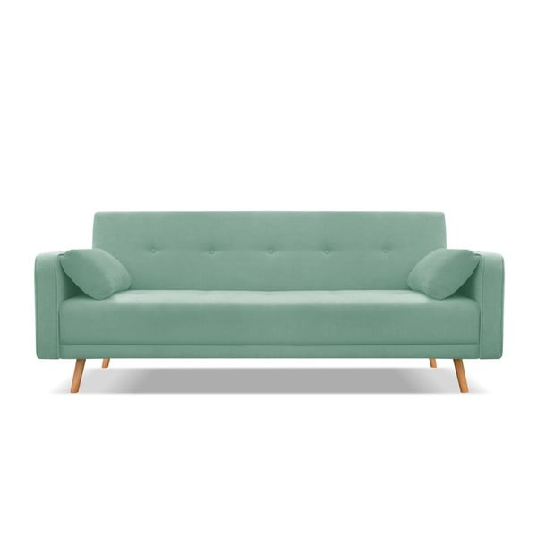 Mint zeleni kauč na razvlačenje Cosmopolitan Design Stuttgart, 212 cm
