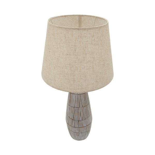 Krem stolna lampa s tekstilnim sjenilom (visina 69,5 cm) Hanoi – Mauro Ferretti-image-3