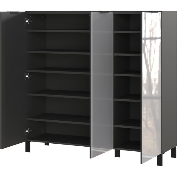 Antracitno sivi ormarić za cipele Ceduna – Germania-image-3