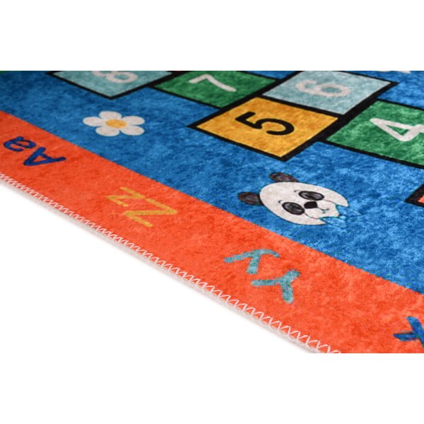 Narančasti periv dječji tepih za igru 120x180 cm Hopscotch Orange – Vitaus-image-2