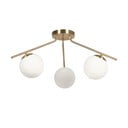 Stropno svjetlo sa staklenim sjenilom u bijelo-zlatnoj boji ø 14 cm Mahala - Kave Home