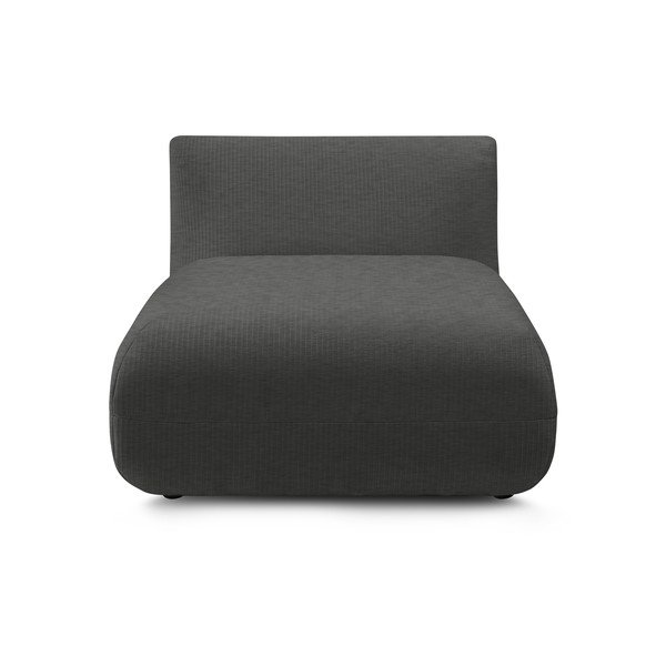 Modul sofe od sivog samta Lecomte - Bobochic Paris