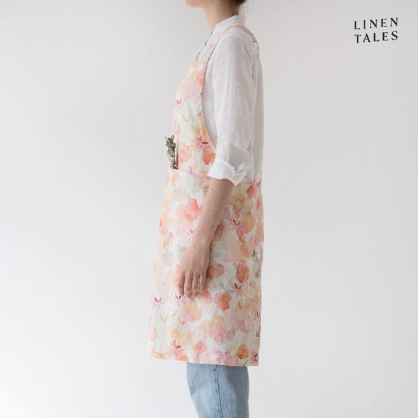 Lanena pregača Crossback - Linen Tales-image-1