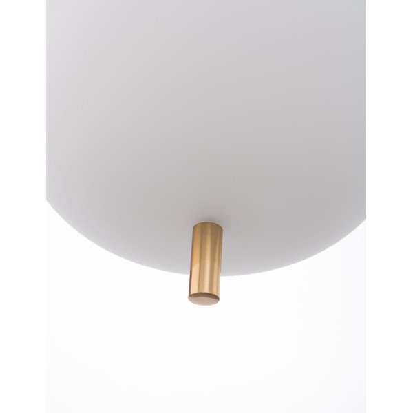 Bijela/mjedena staklena viseća svjetiljka ø 22 cm Lato – Nova Luce-image-4