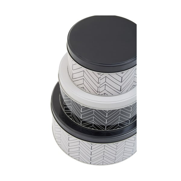 Metalne posude za namirnice u setu 3 kom za čuvanje hrane Urban – Premier Housewares-image-3