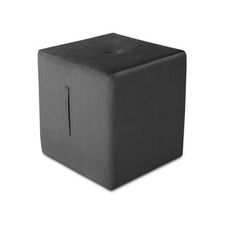 Tamnosivi tabure Mazzini Sofas Margaret, 40 x 45 cm