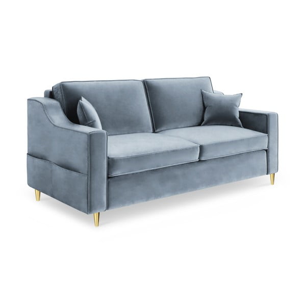 Mazzini Sofe Marigold sivo-plava kauč na razvlačenje