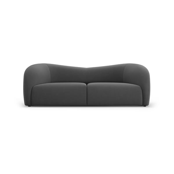 Siva baršunasta sofa 197 cm Santi – Interieurs 86