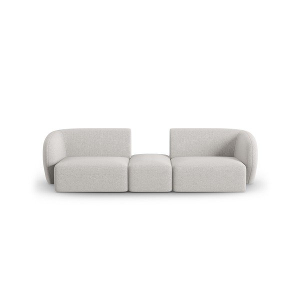 Svijetlo siva sofa od šenila 246 cm Paolo – Milo Casa