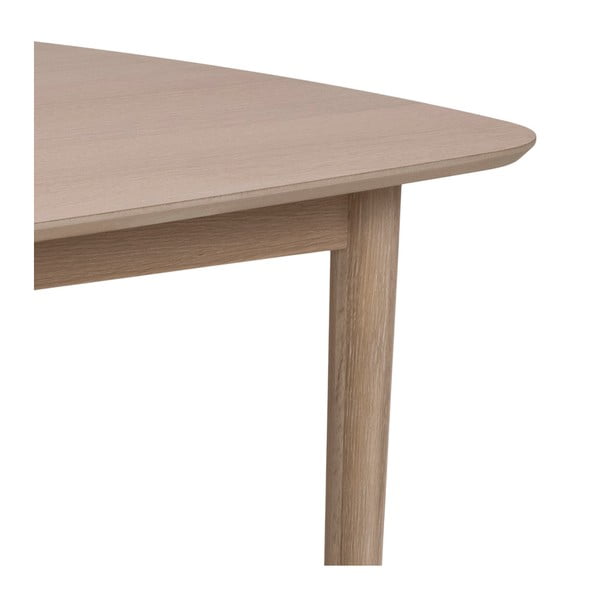 Blagovaonski stol na razvlačenje s pločom u dekoru hrasta 210x100 cm Aston - Actona-image-4