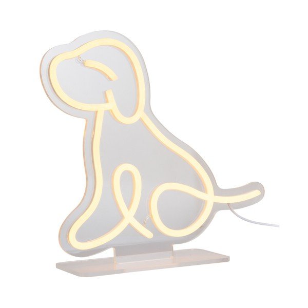 Žuta  dječja stolna lampa Sitting Dog – Leitmotiv