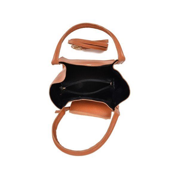 Konjak smeđa Kožna torba Robert M Polo Cognac-image-4