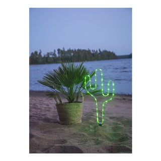 Zelena vanjska LED lampa u obliku kaktusa Star Trading Tubes, visina 54 cm