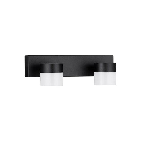 Mat crna LED zidna lampa aluminijska Teko – Nova Luce