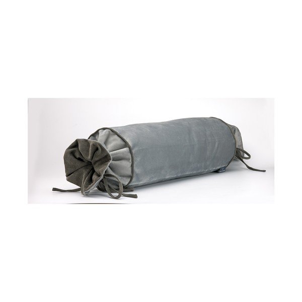 Siva jastučnica WeLoveBeds Silver Candy, ⌀ 20 x 58 cm-image-2