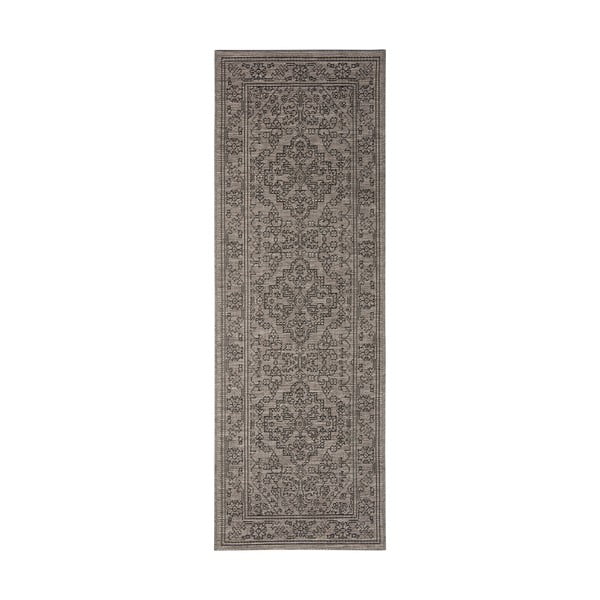 Sivo-smeđi vanjski tepih NORTHRUGS Tyros, 70 x 200 cm
