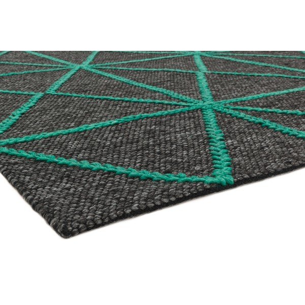Crno-zeleni tepih Asiatic Carpets Prism, 120 x 170 cm-image-3