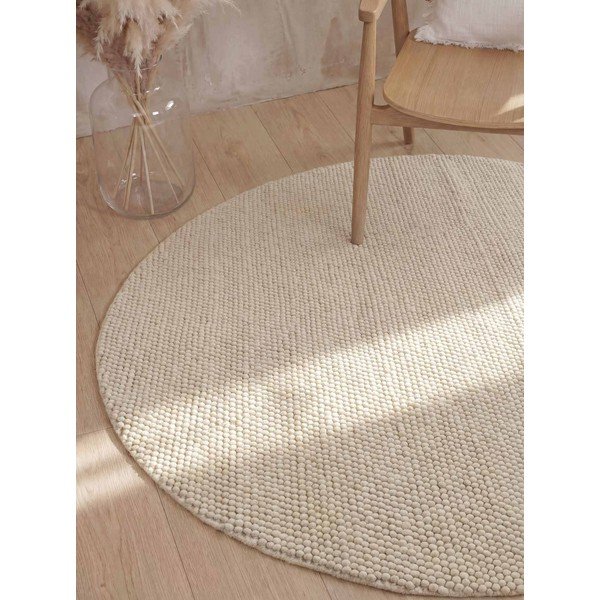 Krem ručno rađen vunen okrugao tepih ø 200 cm Richmond Diana – Ted Baker-image-4