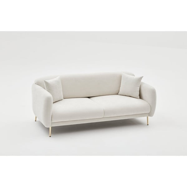 Bijela sklopiva sofa 210 cm Simena – Balcab Home-image-2
