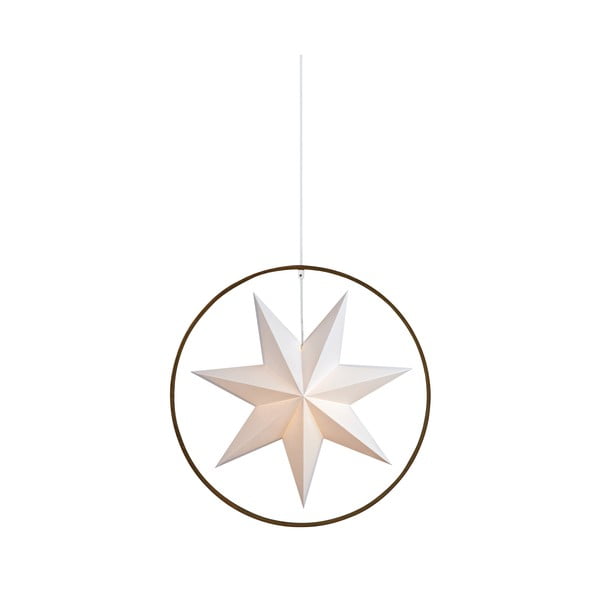 Bijeli/sivi svjetlosni ukras ø 50 cm Speranza – Markslöjd