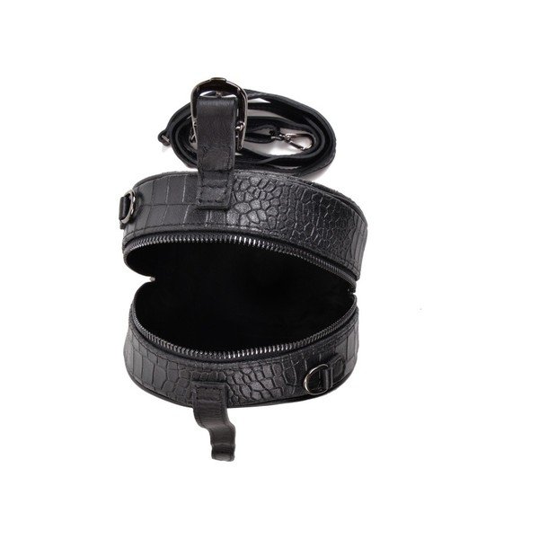 Crna kožna omotnica Mangotti Bags Aura-image-3