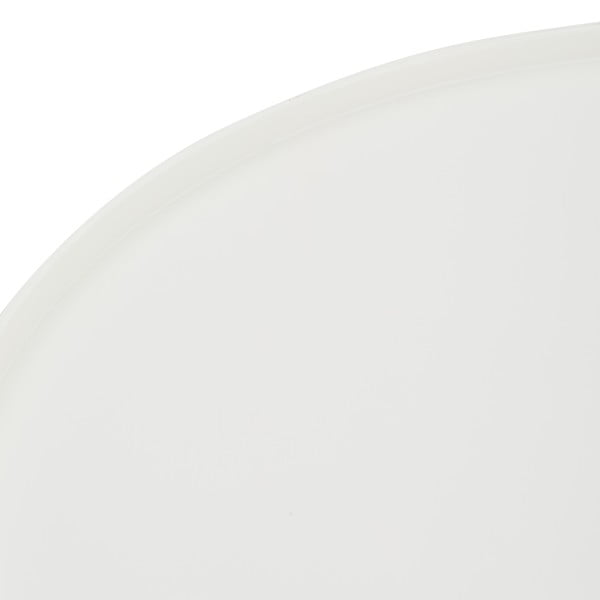 Bijeli stolić s bukovim nogama Furnhouse Opus, Ø 90 cm-image-3