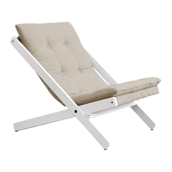 Sklopiva stolica Karup Design Vigilius Boogie White/Linen Beige