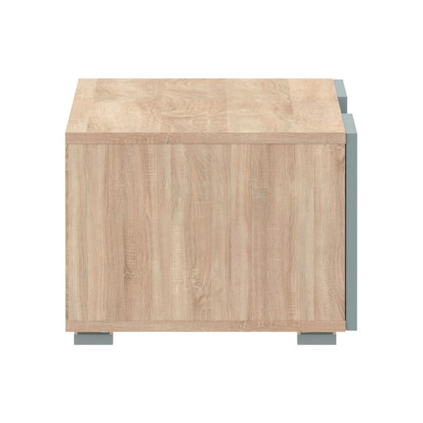 Sivi TV komoda u dekoru hrasta 140x31 cm Podium - TemaHome -image-3