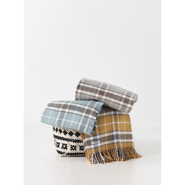 Svijetlo plavi prekrivač s udjelom pamuka Euromant Texas, 140 x 160 cm-image-1