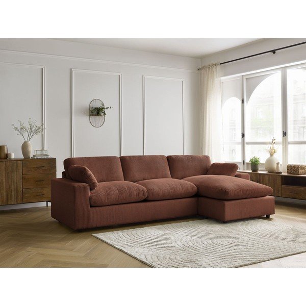 Narančasta kutna garnitura od samta Belair – Bobochic Paris-image-1