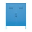 Plavi metalni ormar Novogratz Cache, 80 x 102 cm