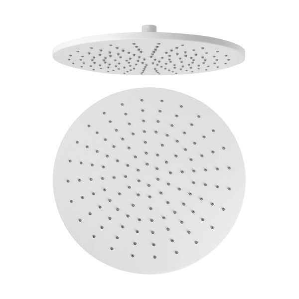Bijela mjedena tuš glava ø 30 cm – Sapho