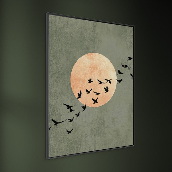 Tiskana slika s okvirom 60x80 cm Midnight Flight – Styler-image-2