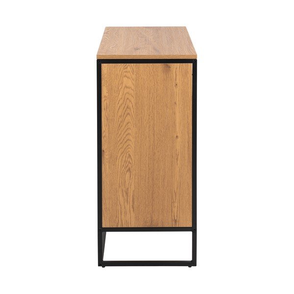 Biblioteka u dekoru hrasta u prirodnoj boji 77x79,5 cm Swindon – Actona-image-3