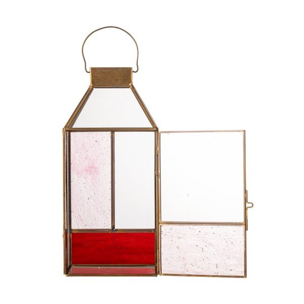 Staklena lanterna (visina 34 cm) Drew – Bloomingville-image-3