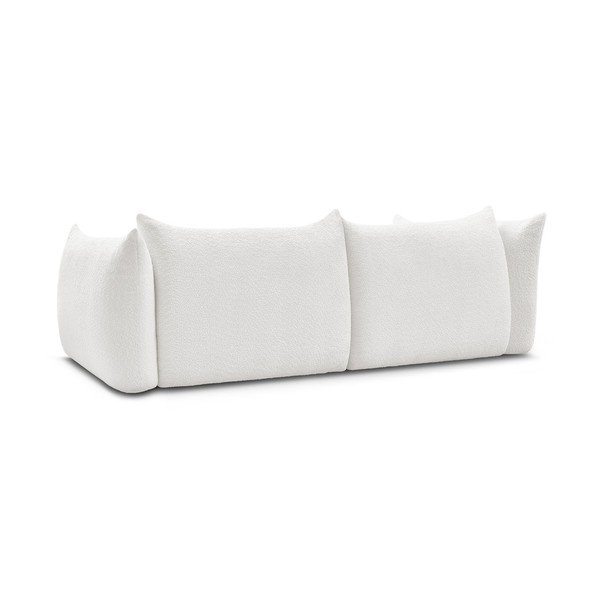 Bijela sofa od bouclé tkanine 286 cm Azra – Bobochic Paris-image-4
